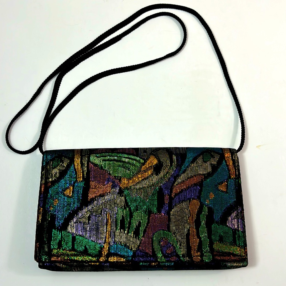 Vintage metallic purse, handmade in China, EVC